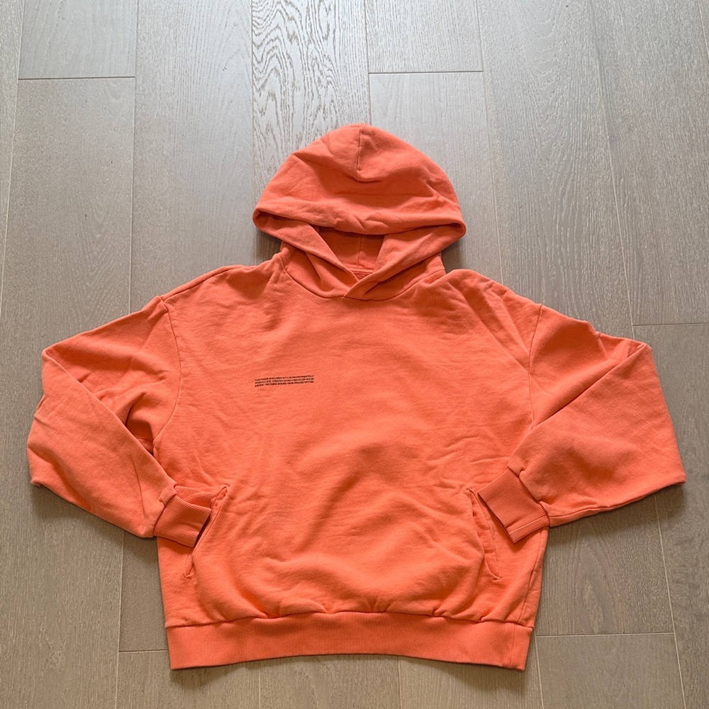 Kids Orange Pullover Hoodie Sweatshirt